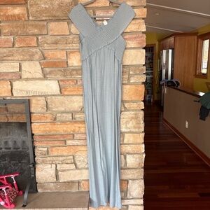 Elegant Blue Maxi Dress